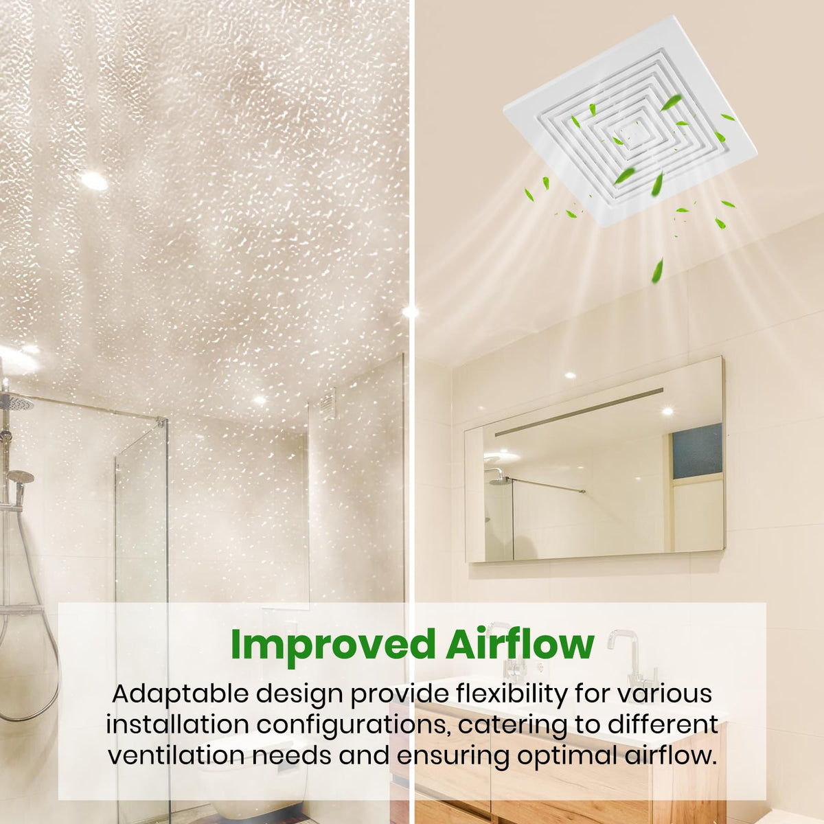 Calvana BP90 easy-install springs reduce rattling during operation.