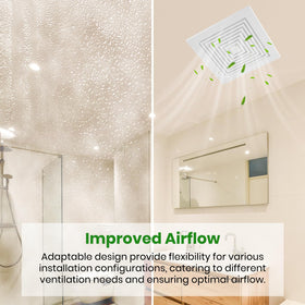 Calvana BP90 easy-install springs reduce rattling during operation.