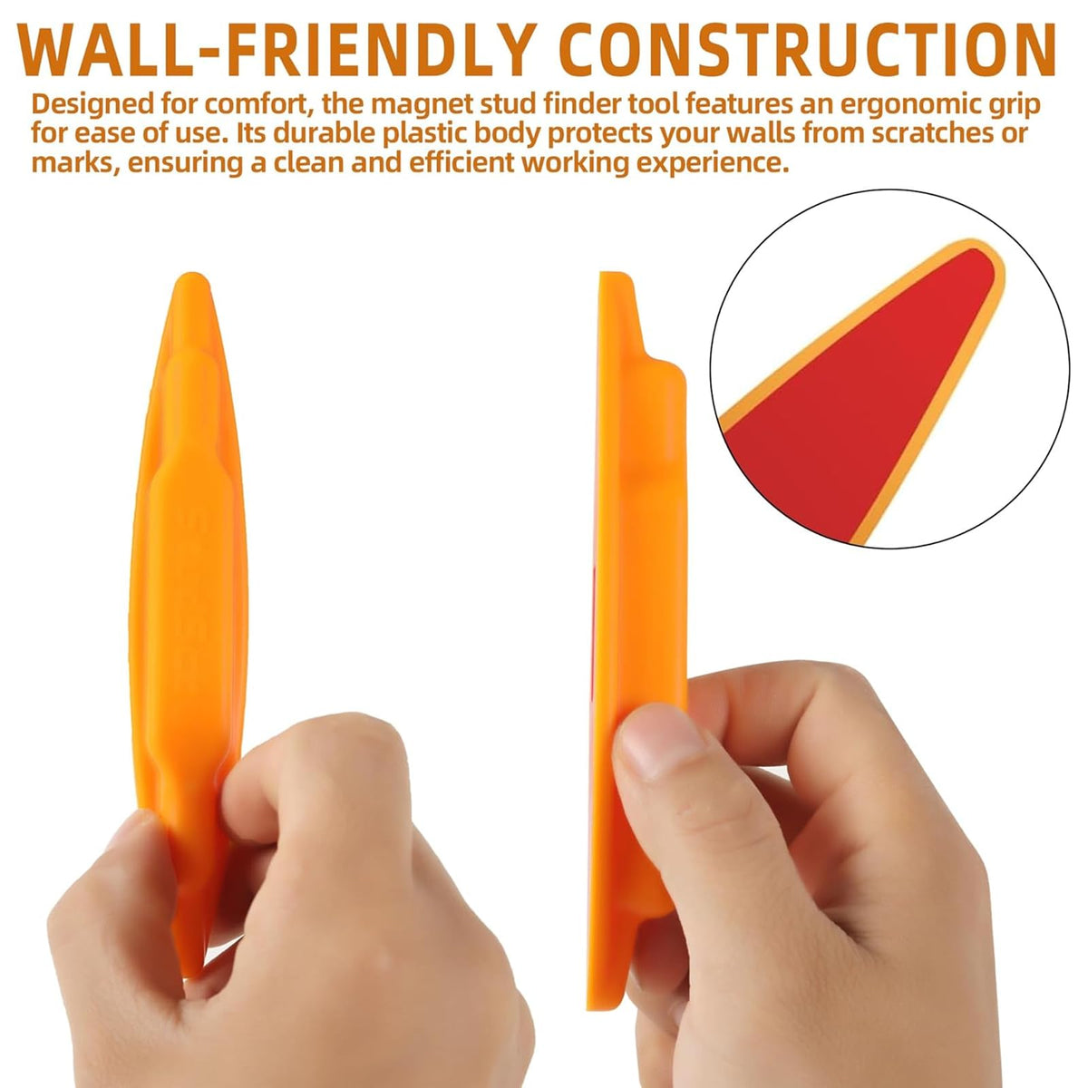 Calvana drywall-compatible tool searches for wood and metal studs across drywall types.