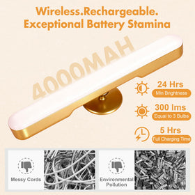 cambk 360-degree rotation vanity light for adjustable angles