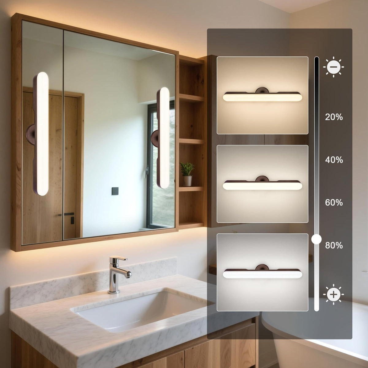 cambk 360-degree rotation allows flexible lighting angles for precise makeup