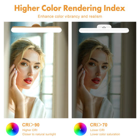Cambk two-pack provides symmetric lighting for larger mirrors.