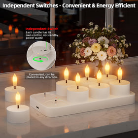 CAMCLIM flameless candles are safe around children and pets