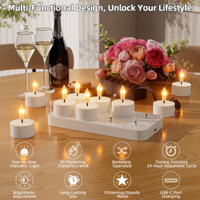 CAMCLIM tealight with 1.57 inch diameter fits most holders