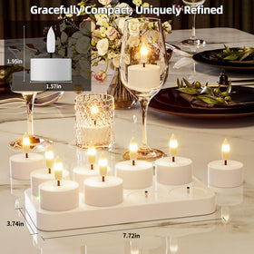 CAMCLIM wedding decor tealights create romantic lighting