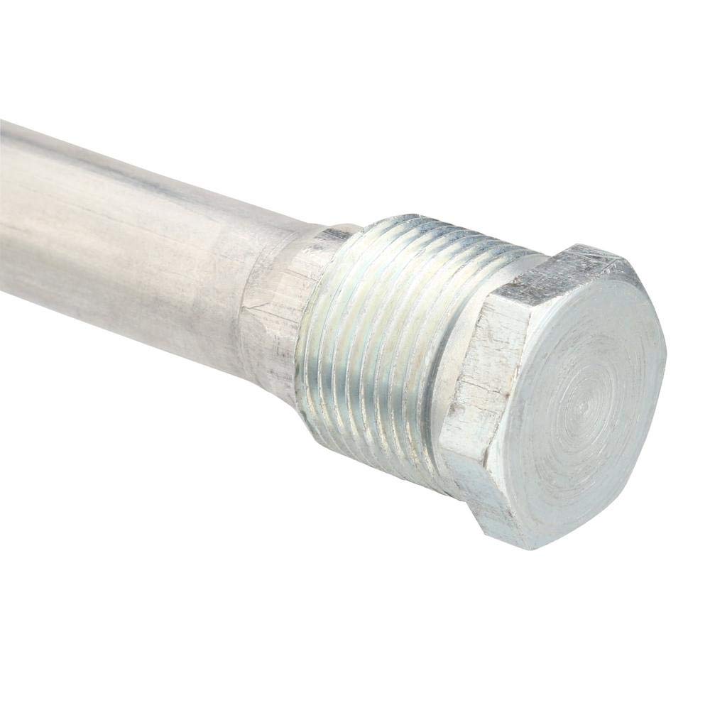 Camco aluminum anode rod, 42-inch length, reduces corrosion in water heater.