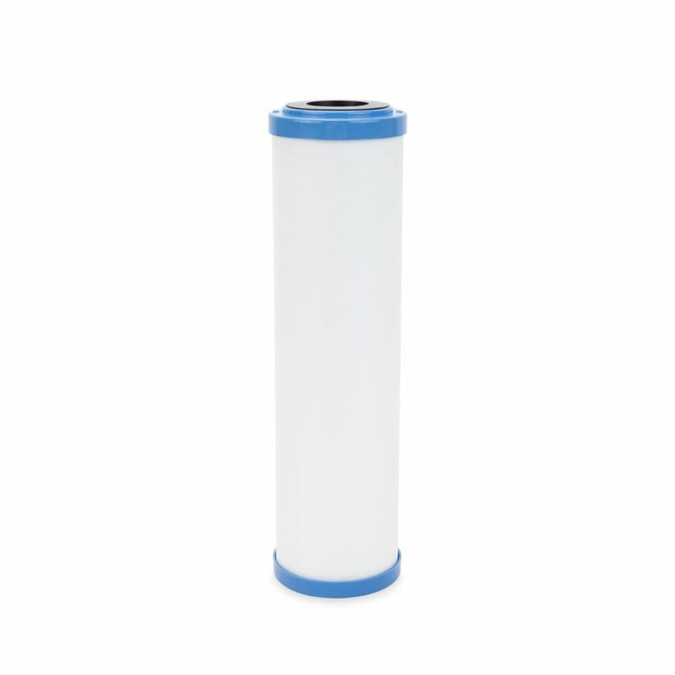 Camco Evo premium replacement cartridge filters VOCs and sediments for cleaner RV water.