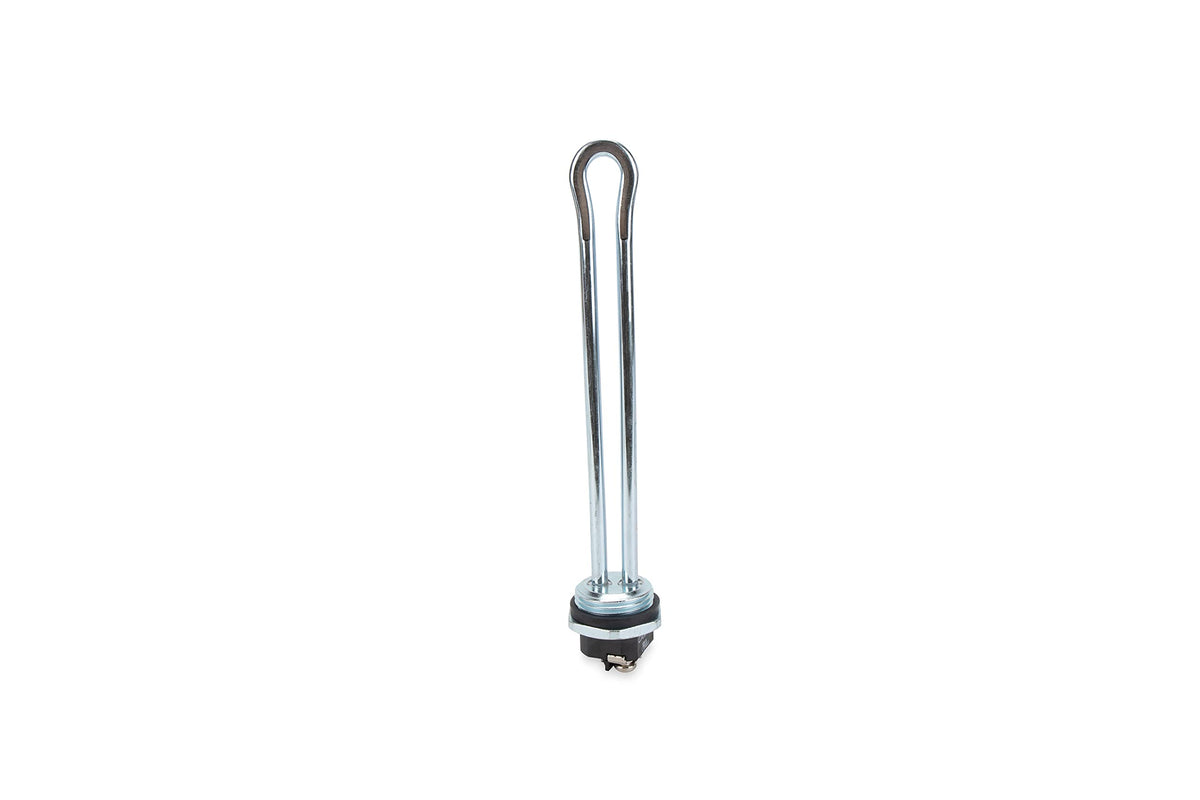 Camco low watt density design helps minimize lime buildup during use.
