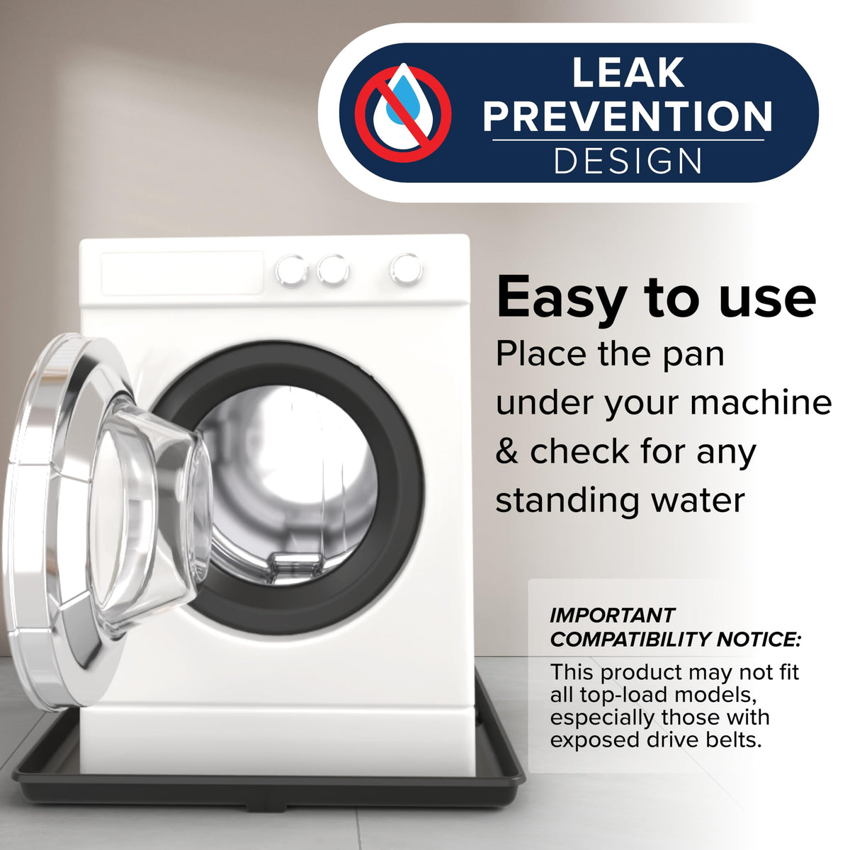 Camco PVC drain fitting with locknut provides secure, leak-free connection