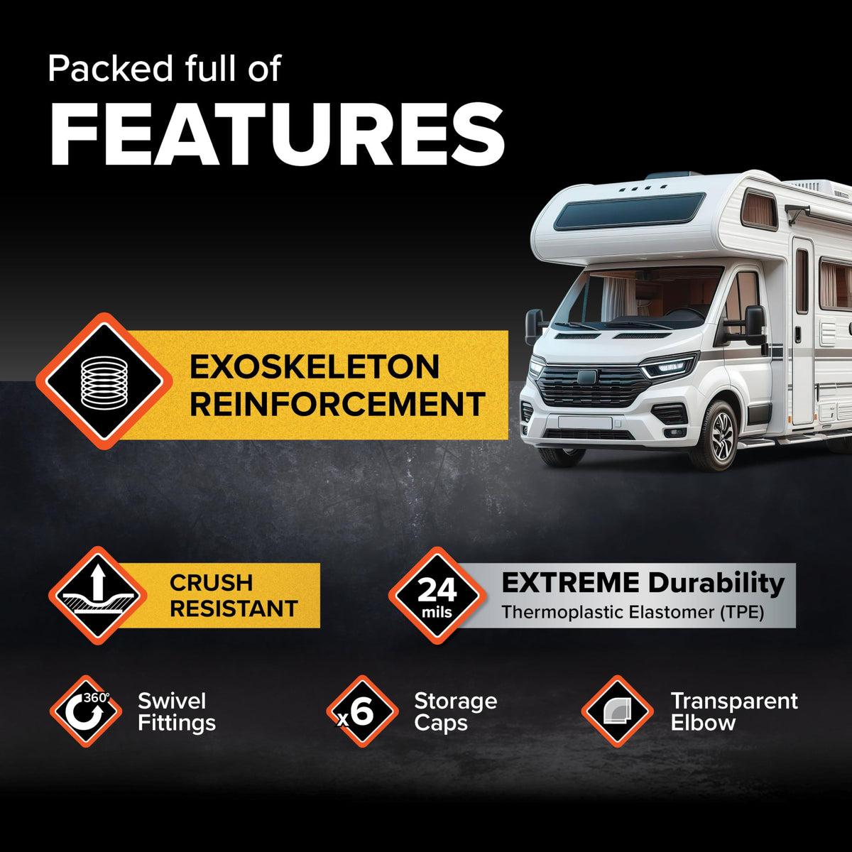 USA-made RhinoEXTREME patented design highlights durable craftsmanship