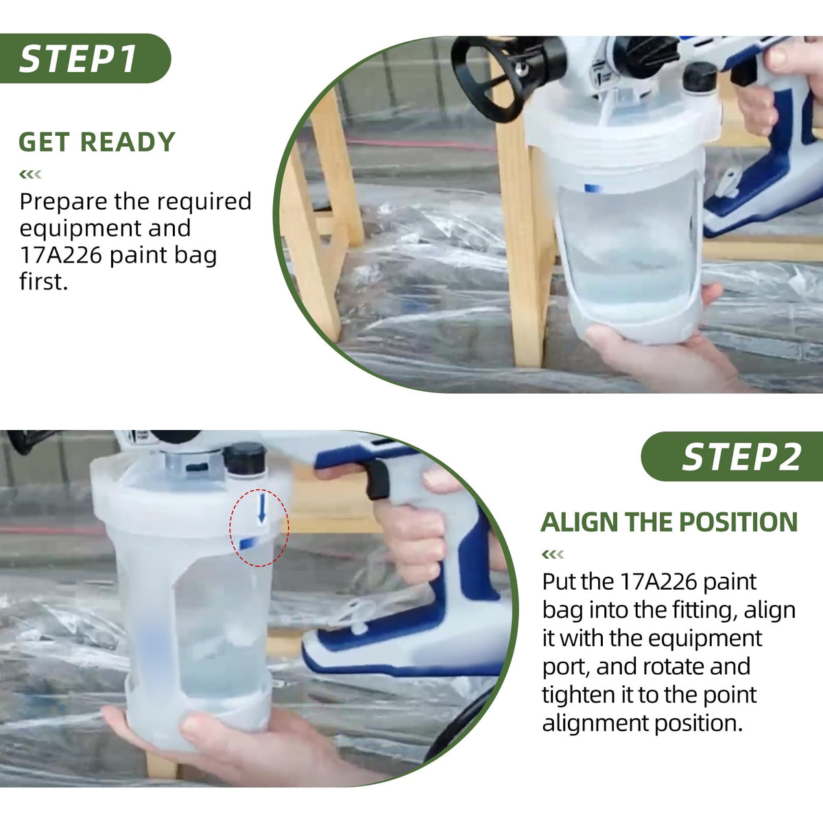 CAMOLIKOS 17A226 paint bags 20-count set supports organized workflows.