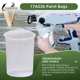 CAMOLIKOS 17A226 fits standard trays or handheld painting tasks.