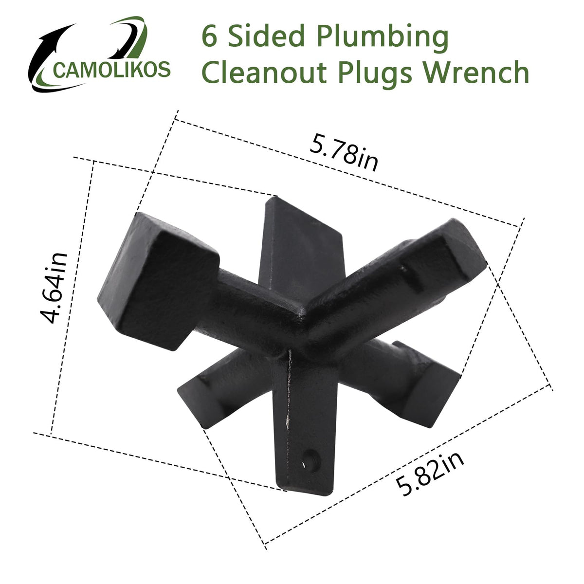 CAMOLIKOS cleanout plug wrench durability provides long-lasting performance for frequent plumbing tasks.
