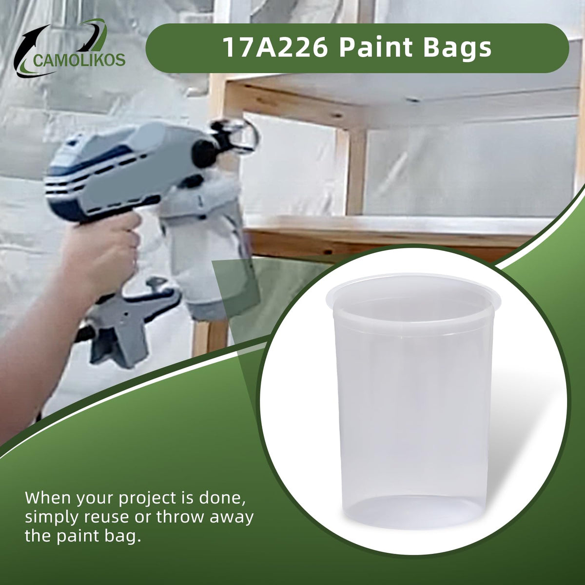 CAMOLIKOS 1L capacity fits TrueCoat 360 family for versatile use.