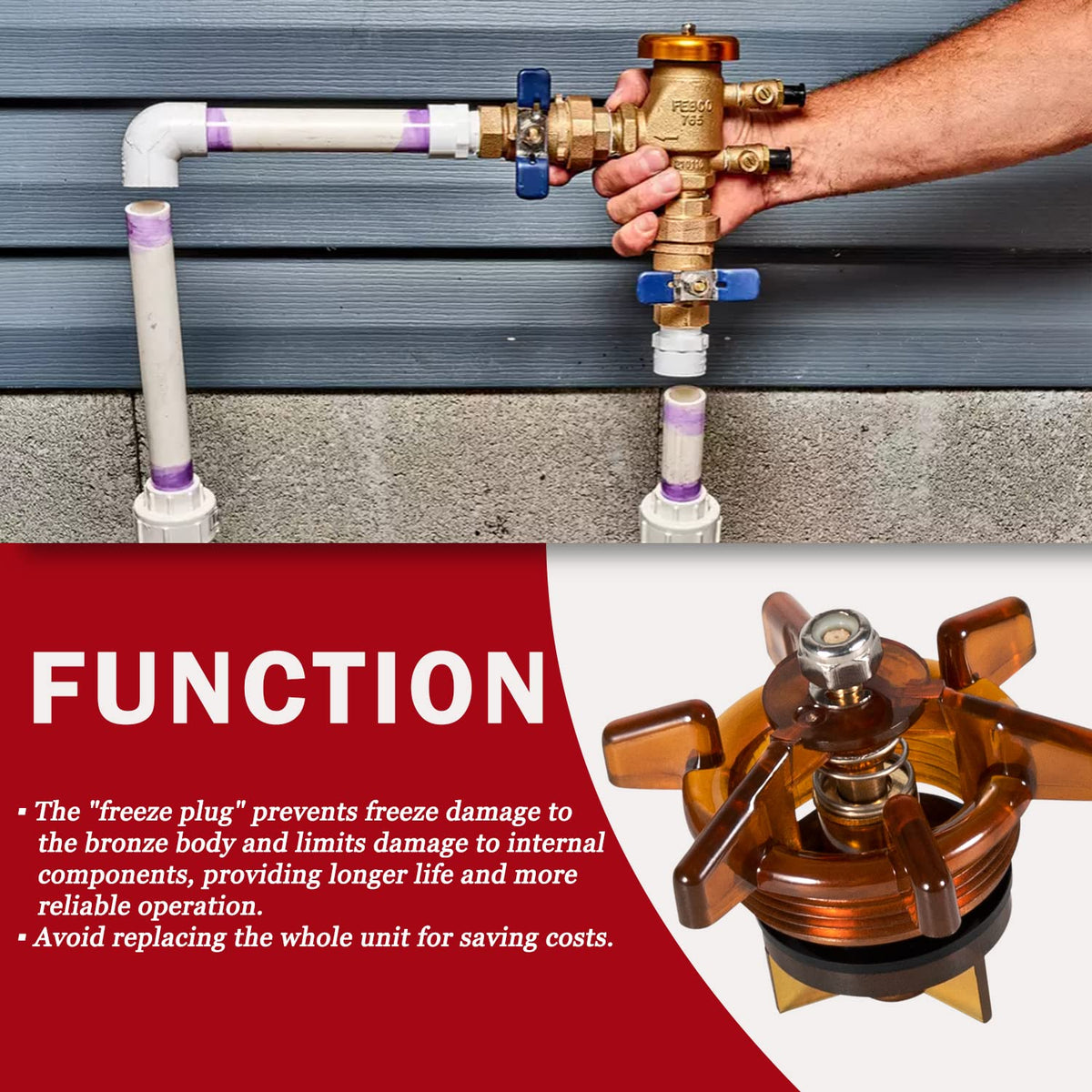 Camoo check valve design promotes longer life and smooth operation