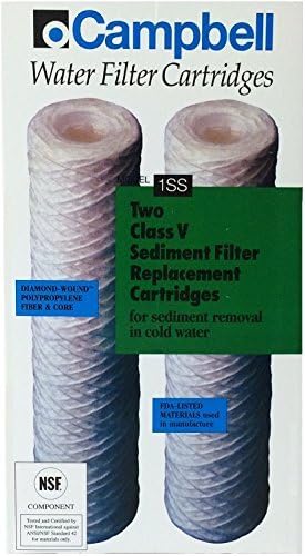 Campbell 1SS dual-pack sediment filter offering continuity in filtration.