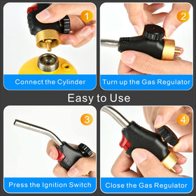 CAMPFIRE Trigger Start Torch supports HVAC, soldering, brazing and more.