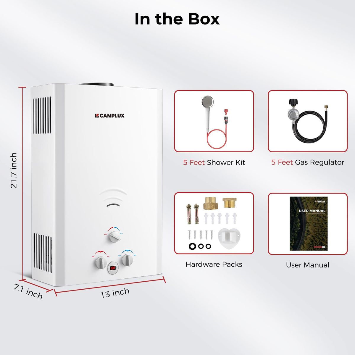 Camplux energy-saving technology reduces gas usage outdoors