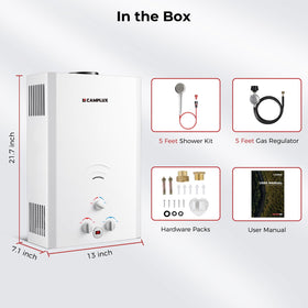 Camplux energy-saving technology reduces gas usage outdoors