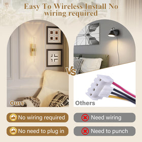 Camuucci 12,000mAh rechargeable battery powers hours of warm light.