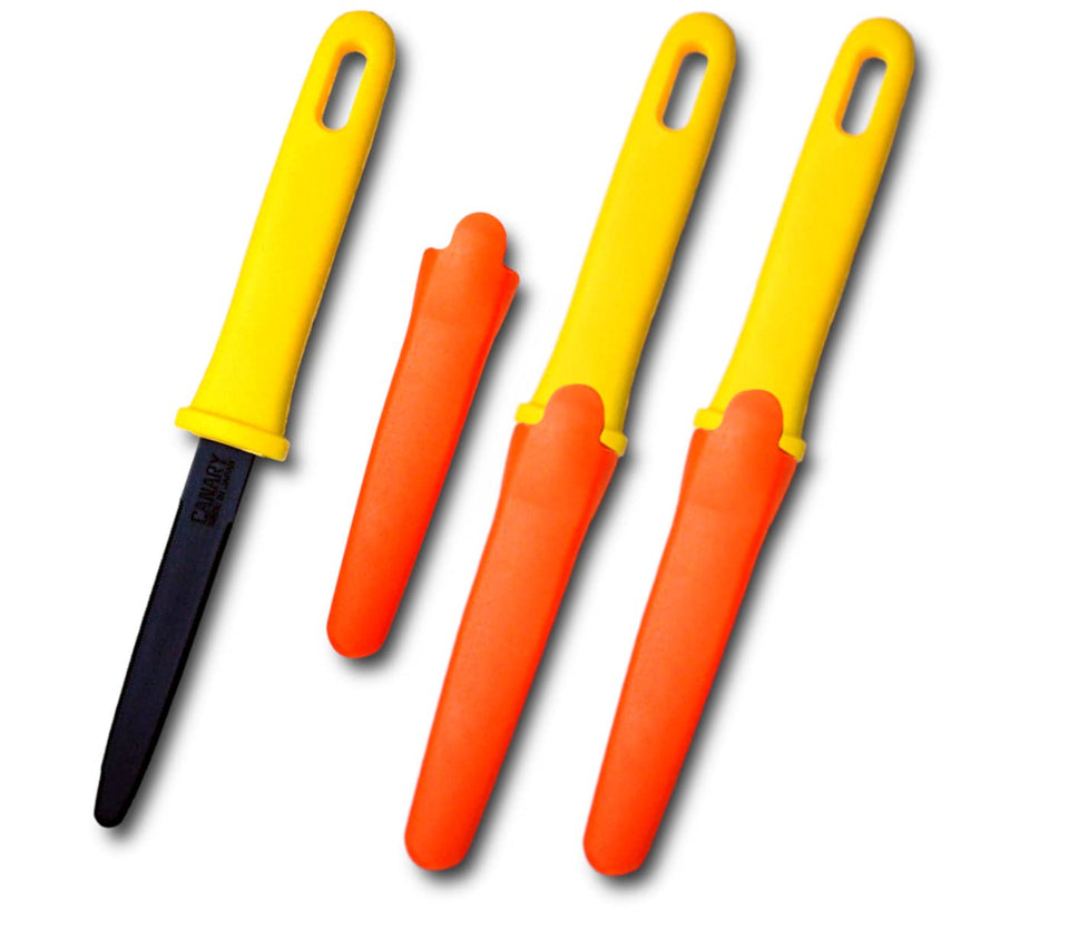 CANARY cardboard cutter 7.5-inch knife for smooth box opening and clean cuts.