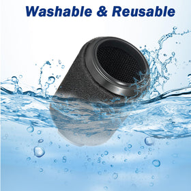 CANAVY VF7000 pleated design boosts airflow and capacity.