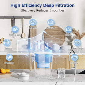 CANAVY WD-PF-01A Plus water flow visualization at 0.3 gpm