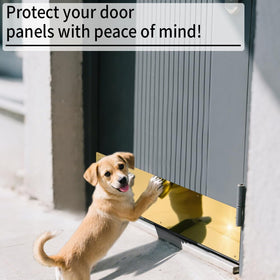 CANGETS kick plate for 30-inch doors fits standard entry doors.