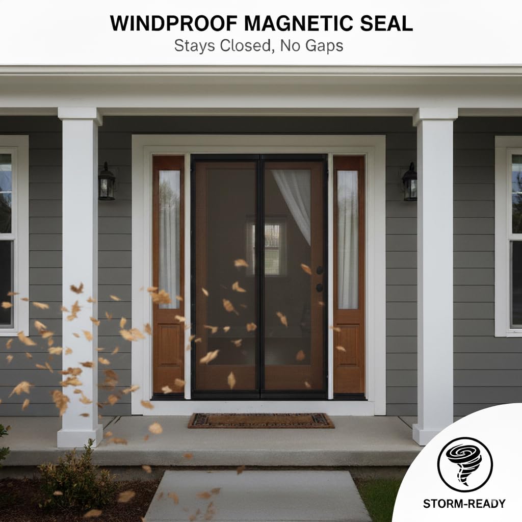 CANLENE magnet door designed for pets and kids with easy, frequent access.