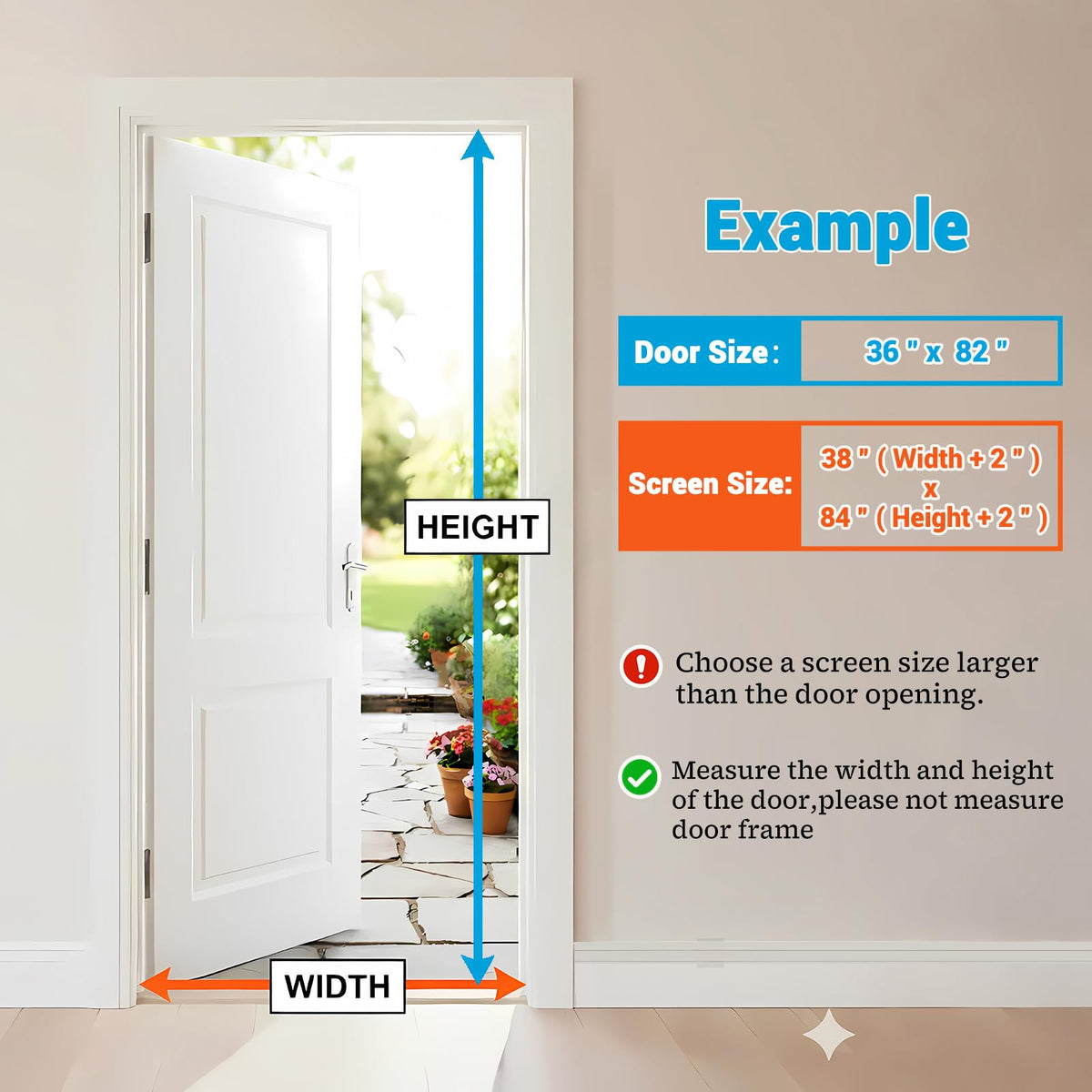 CANLENE premium magnetic screen door featuring ultra-dense mesh for better airflow and pest protection.