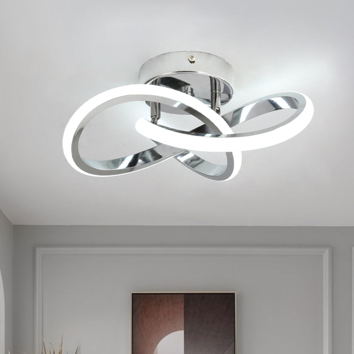 CANEOE hallway light with curved design enhances corridor ambience and modern appeal.