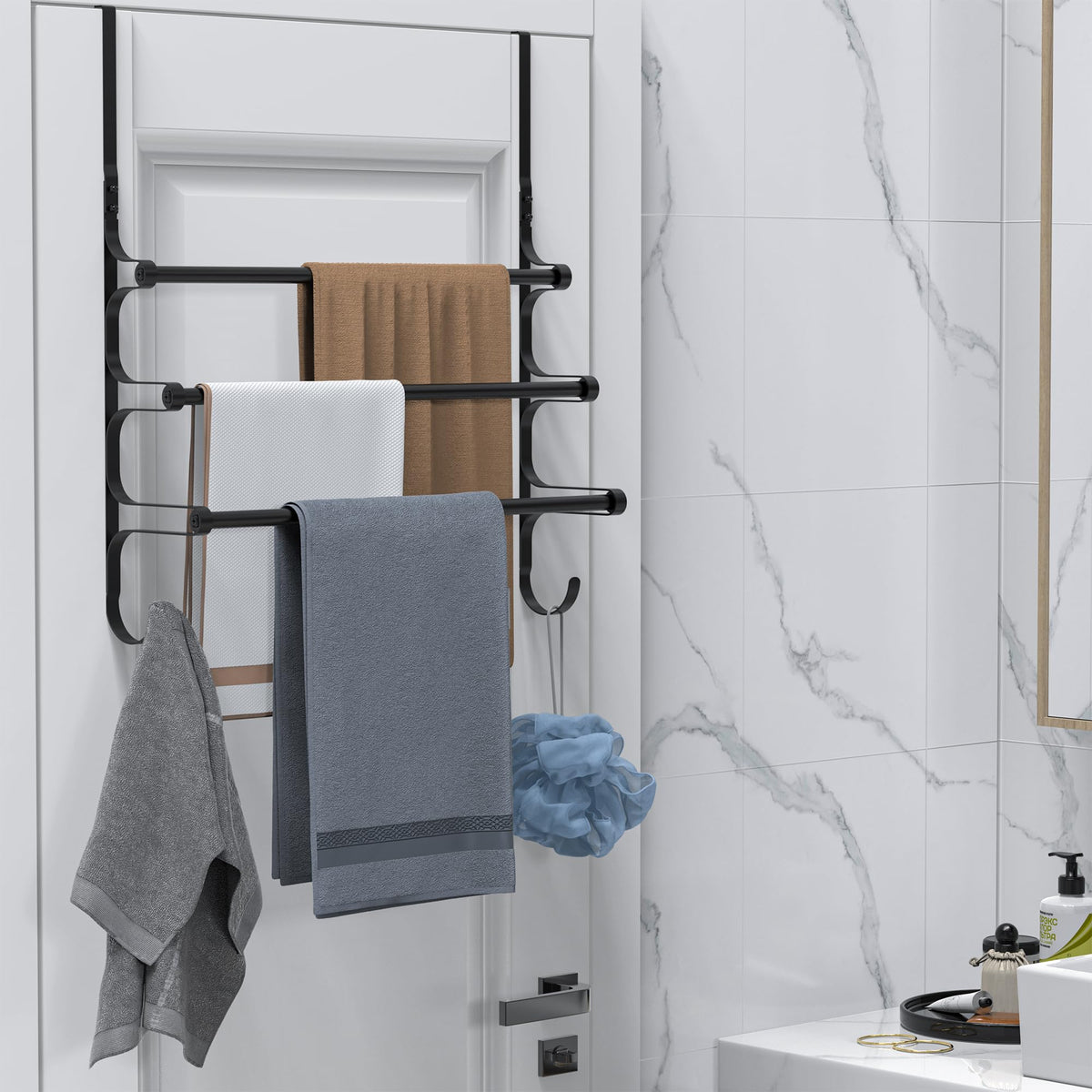 CANYAVE matte black finish complements modern bathroom décor.