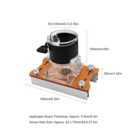 Caoeal Wood Trimmer Base 2-in-1 supports precise edge work on cabinets.