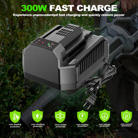 Capowill rapid charger for CH2100, side view showing slim profile for workshops