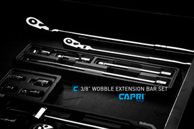 Capri Tools 182623 chrome plated finish resists corrosion for lasting use.