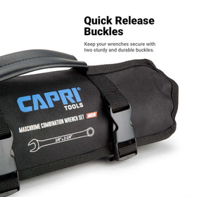 Capri Tools heavy-duty canvas material provides durability and moisture resistance
