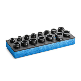 Capri Tools stubby 8mm socket for tight spaces with easier access.