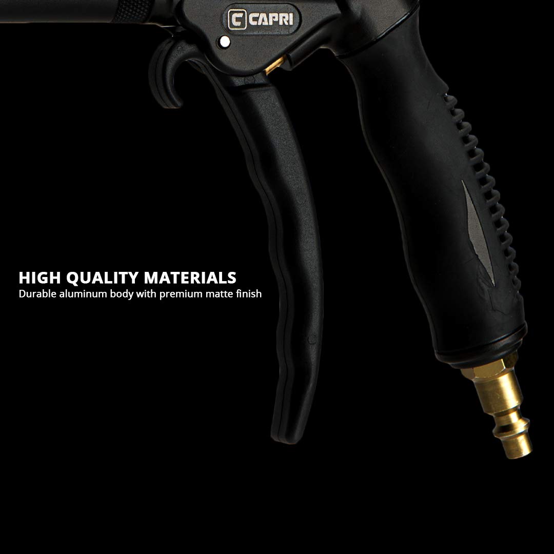 Capri Tools Windstorm EX 1/4 in NPT steel quick connector for fast setup.