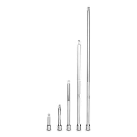 Capri Tools wobble extension bar 2-inch reach enables angled fastener access.