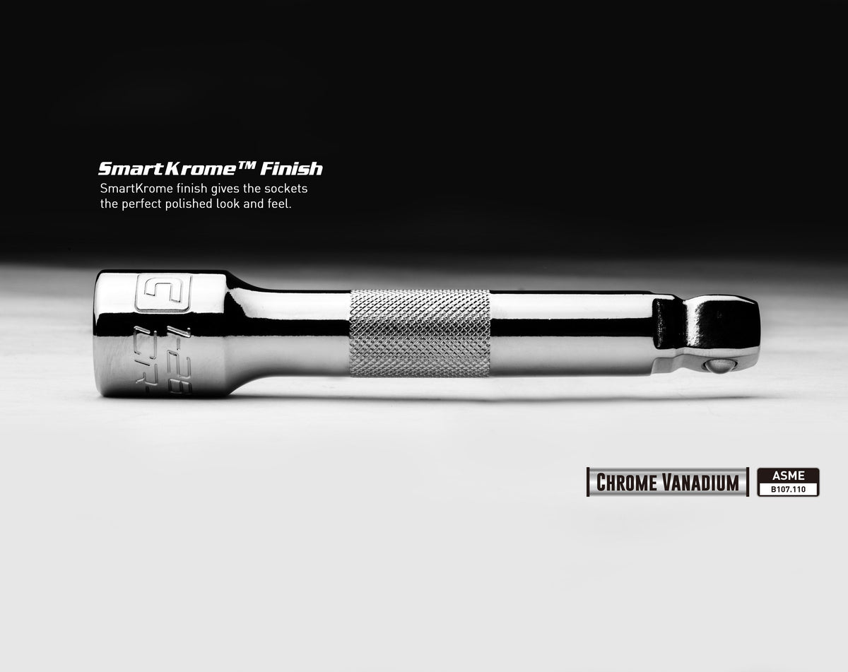 Capri Tools wobble extension bar 6-inch reach improves access under components.