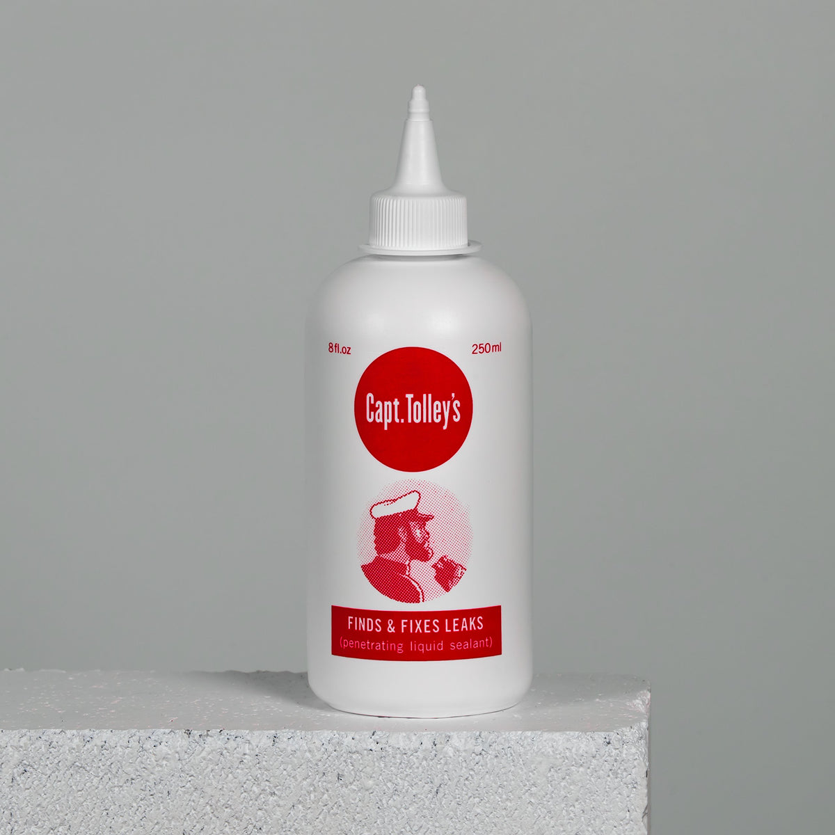 Marine-grade seal appearance demonstrates Captain Tolley's durability in tough conditions.