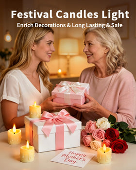 CAQUIRU warm flicker effect for cozy, flame-free ambiance.