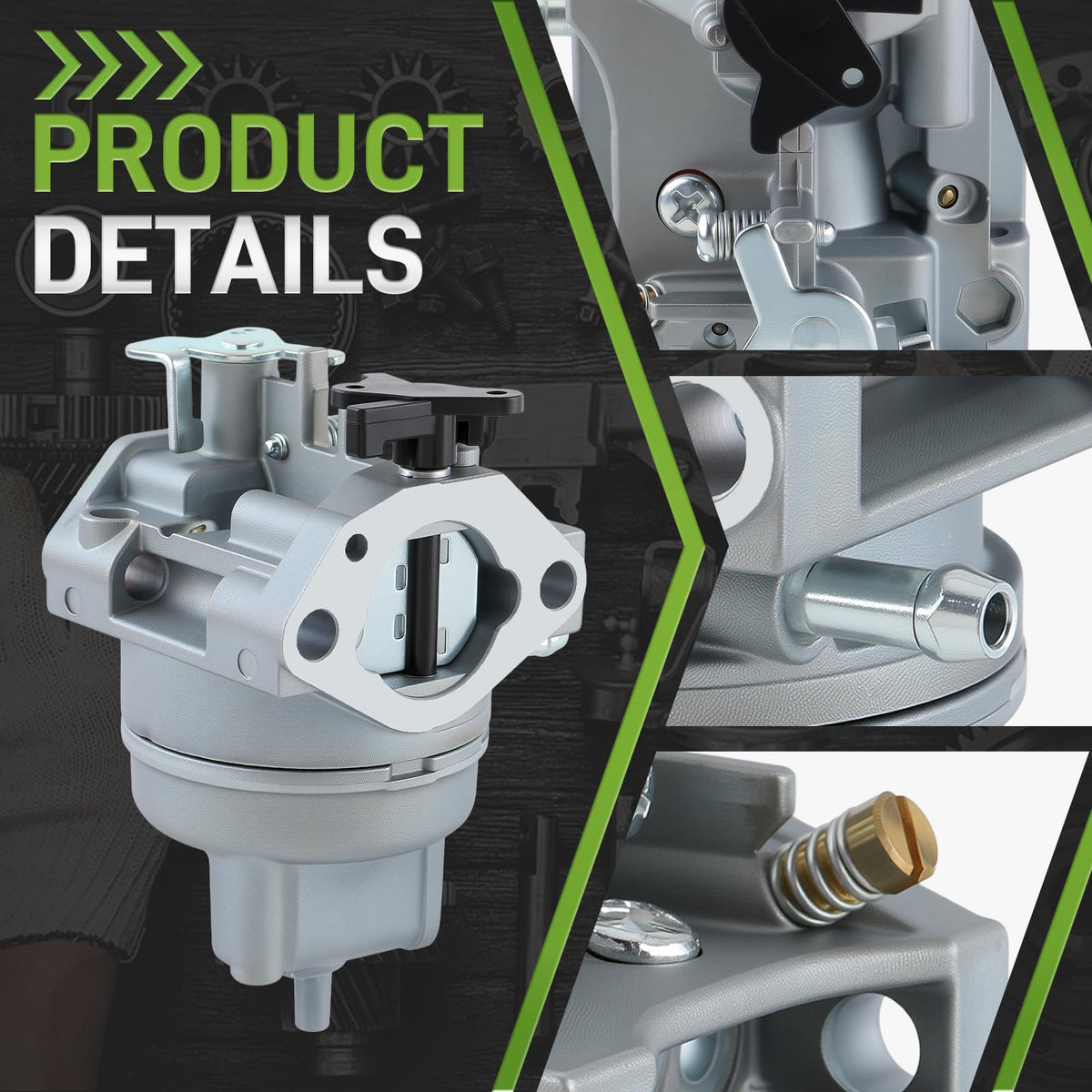 CARBBIA carburetor 16100-Z0J-003 side view highlighting compact fit
