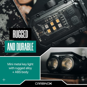 CARBINOX Flashlight Mini life-grade waterproof protection against splashes
