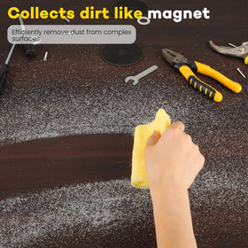 CAREGY tack cloth individually wrapped for freshness and reuse.