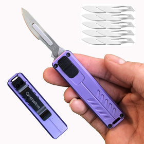 Caressolove automatic knife deploying smoothly for quick box opening