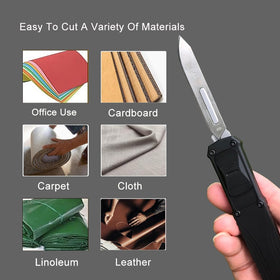 Caressolove retractable safety mechanism keeps blades secured when not in use