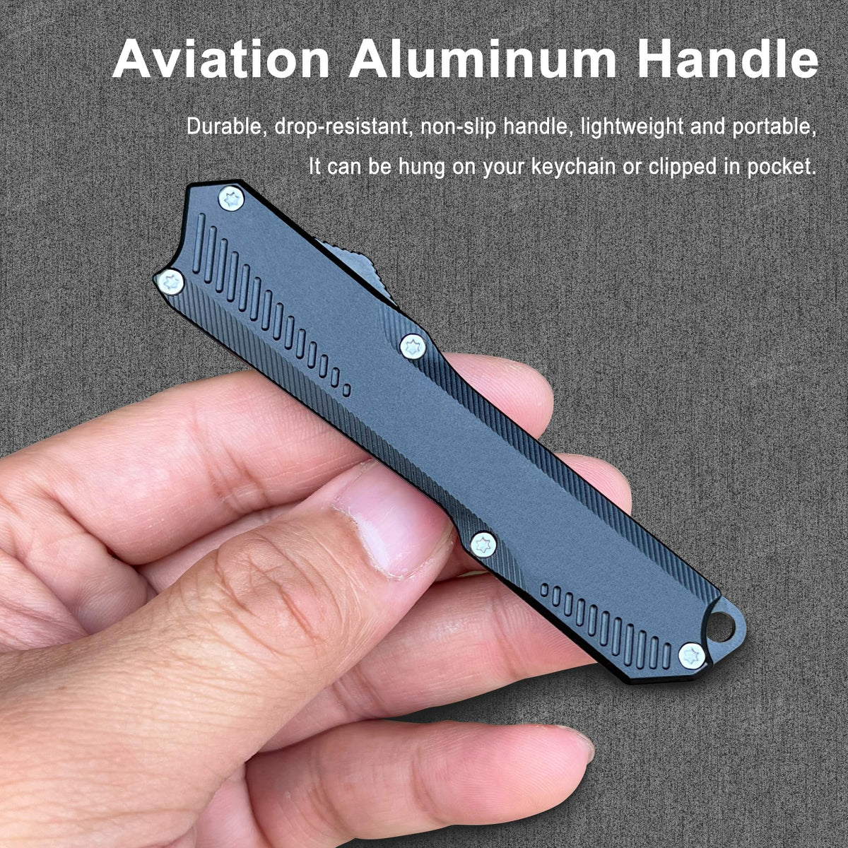 Caressolove pocket clip keeps the tool reachable on a belt or pocket for on the go tasks.
