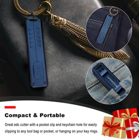 Caressolove clip-pocket knife fits pocket for on-the-go emergencies