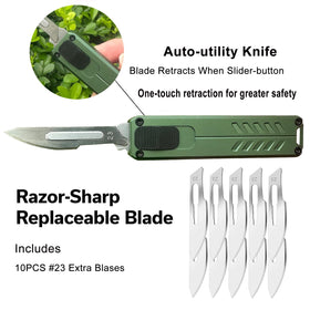 Caressolove clip-pocket knife fits securely with a pocket clip for portability.